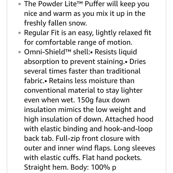 Columbia Girls Powder Lite Jacket Large 14/16 EUC - Picture 3 of 8